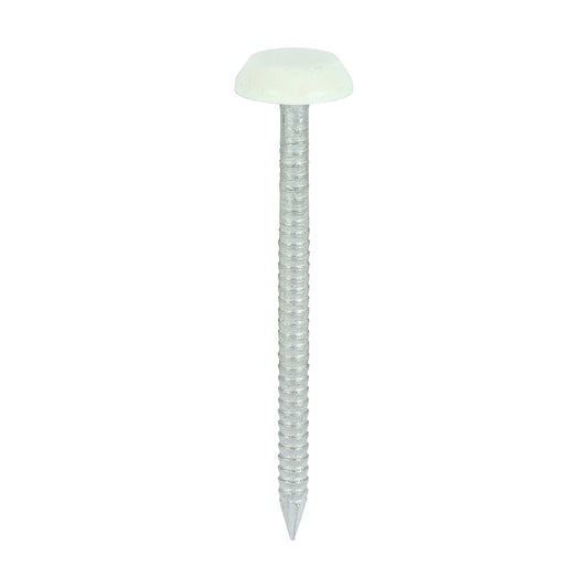 TIMCO Polymer Headed Nails A4 Stainless Steel Chartwell Green - 50mm - Image