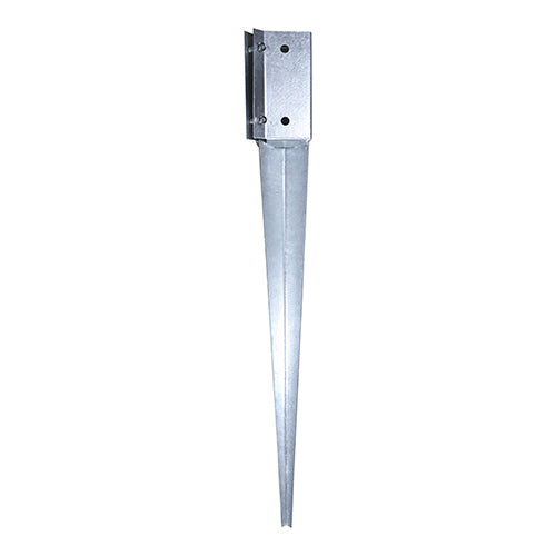 TIMCO Drive in Post Spike Bolt Secure Hot Dipped Galvanised - 75 x 750mm - Image
