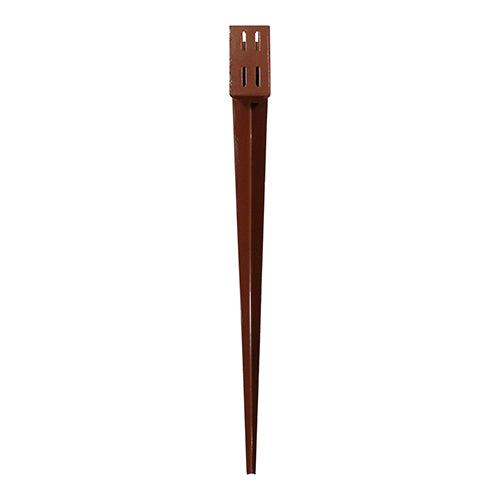 TIMCO Drive in Post Spike Quick Fit Oxide Red - 100 x 600mm - Image