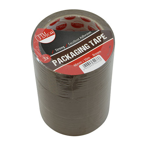 TIMCO Packaging Tape Brown - 50m x 48mm - Image