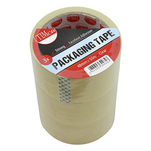 TIMCO Packaging Tape Clear - 50m x 48mm - Image