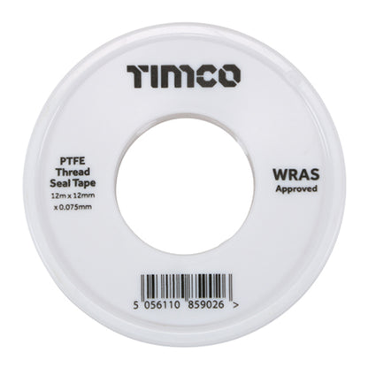 TIMCO PTFE Thread Seal Tape - 12m x 12mm  - Image