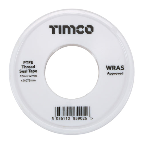 TIMCO PTFE Thread Seal Tape - 12m x 12mm  - Image