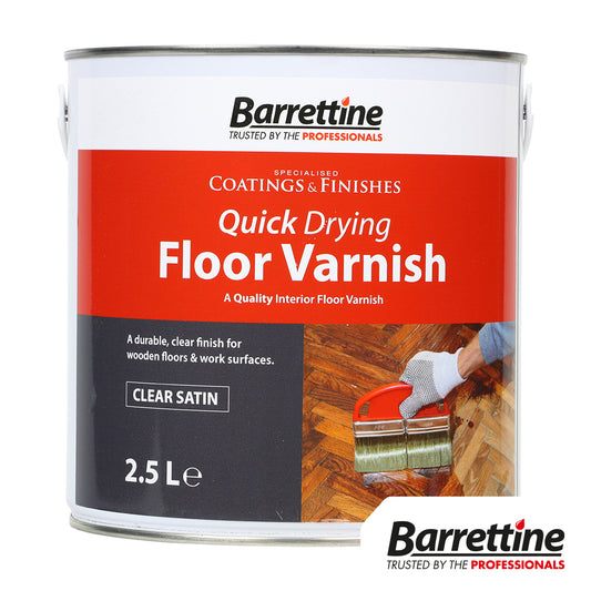 Barrettine Nourish & Protect Quick Drying Floor Varnish 2.5L - Image
