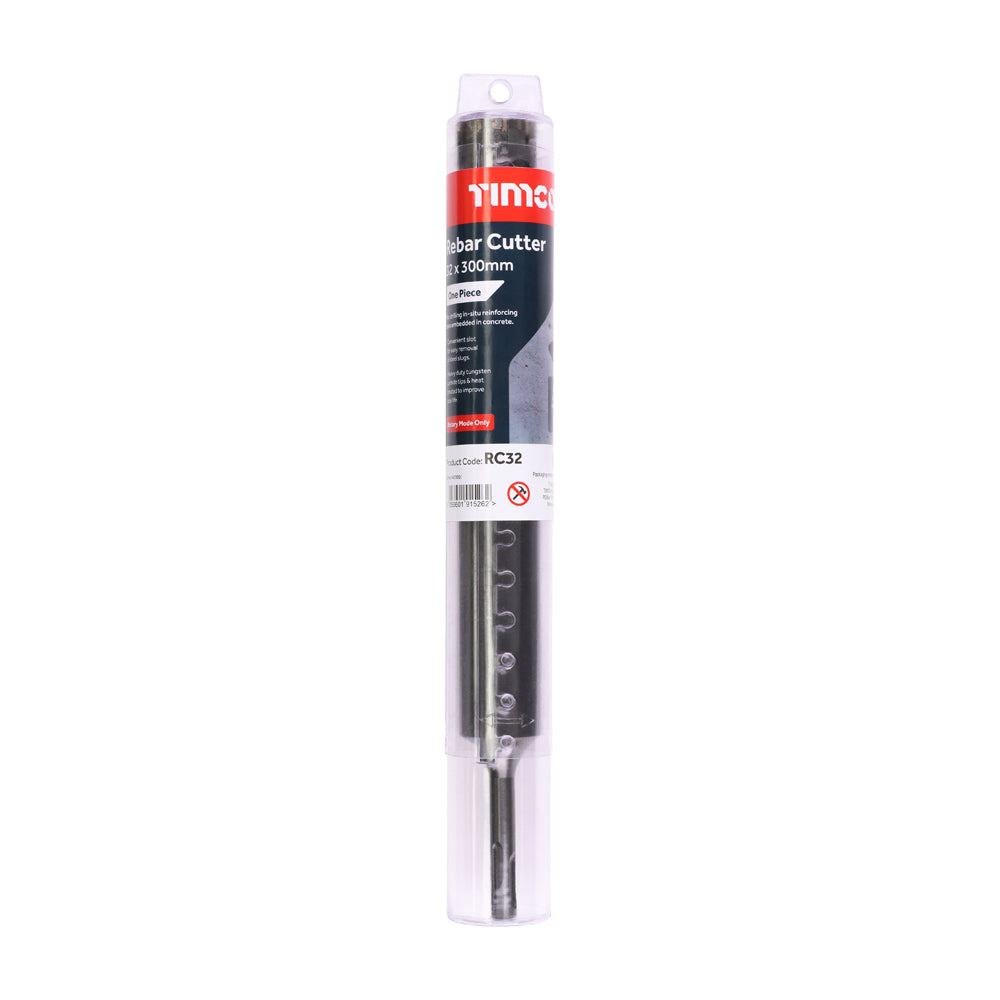 TIMCO SDS Plus Rebar Cutter - One Piece - 32 x 300