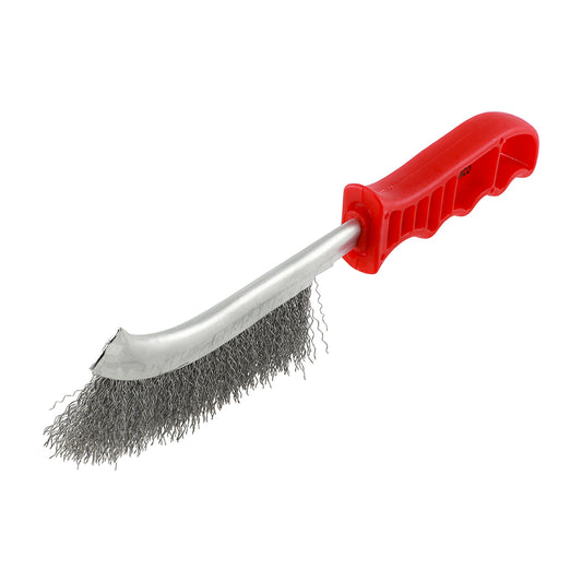 TIMCO Red Handle Wire Brush Steel - 255mm - Image
