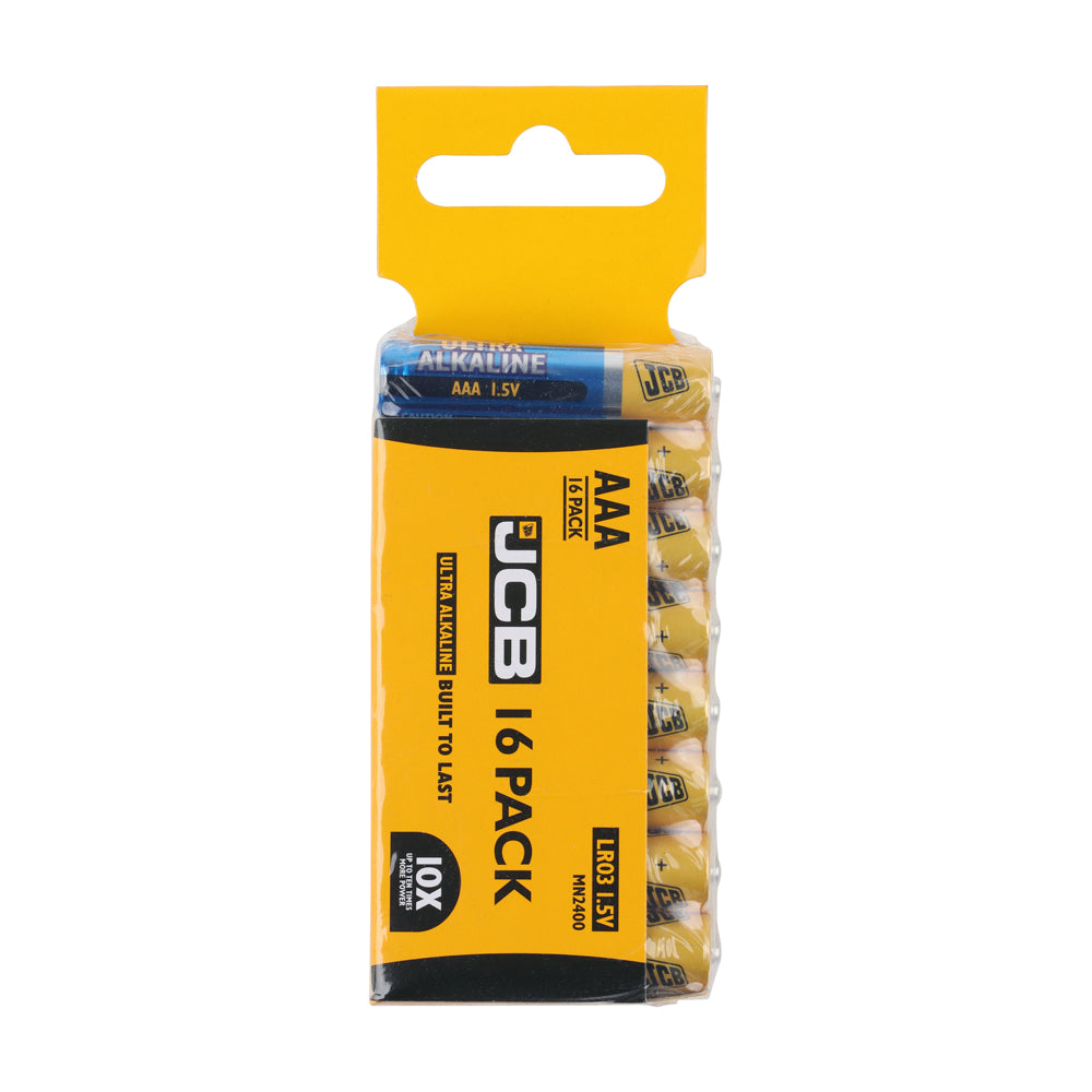 TIMCO JCB Ultra Alkaline Batteries Trade Pack - AAA - Image