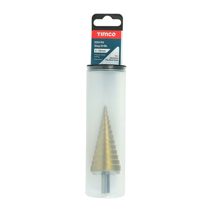 TIMCO Step Drill M2 HSS TiN - 4-39mm - Image