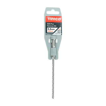 TIMCO SDS Plus Hammer Bits - 5.5 x 160 - Image
