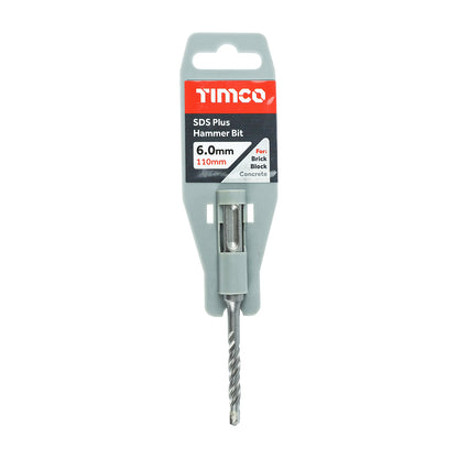 TIMCO SDS Plus Hammer Bits - 6.0 x 110 - Image