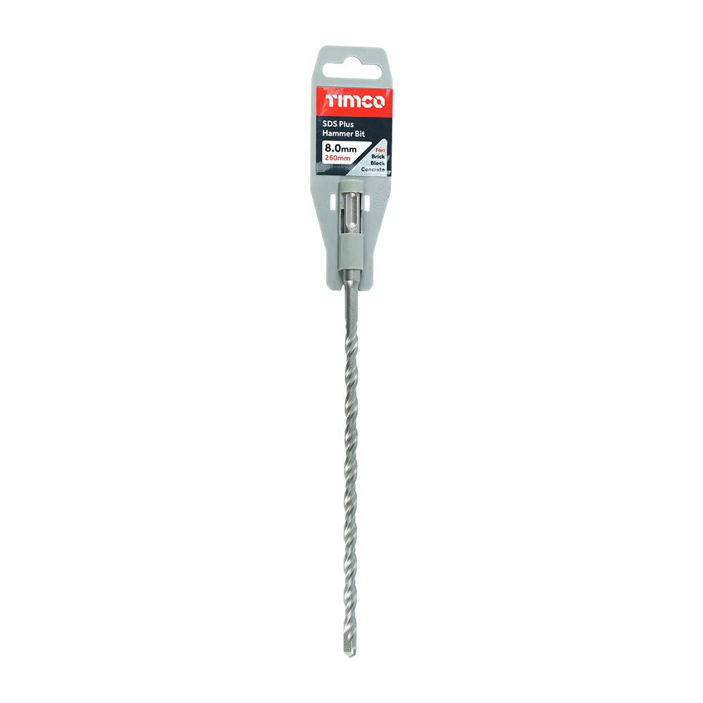 TIMCO SDS Plus Hammer Bits - 8.0 x 260 - Image