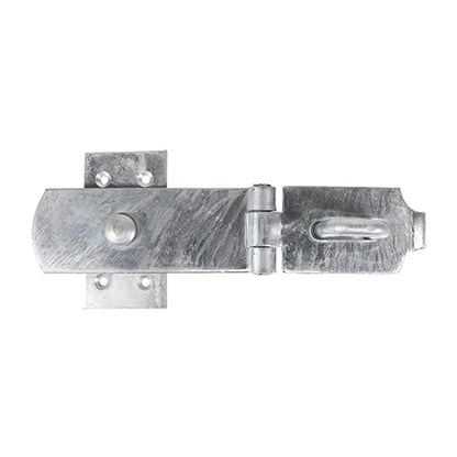 TIMCO Heavy Duty Swivel Pattern Hasp & Staple Bolt On Hot Dipped Galvanised - 8" - Image