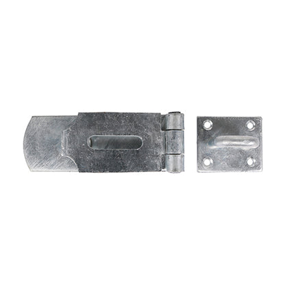 TIMCO Heavy Duty Swivel Pattern Hasp & Staple Bolt On Hot Dipped Galvanised - 8" - Image