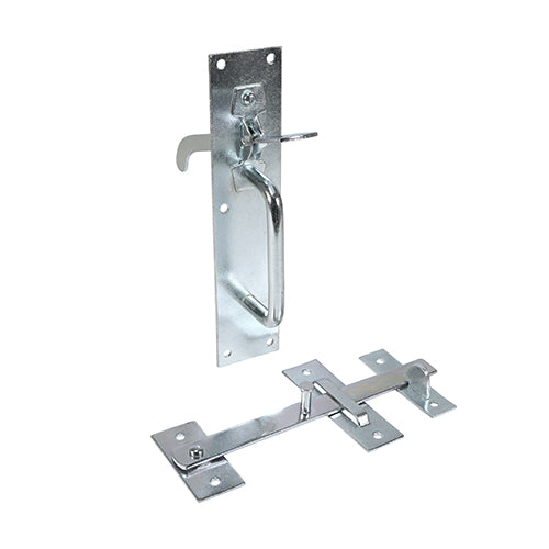 TIMCO Suffolk Latch Medium Duty Silver - 205 x 45mm - Image