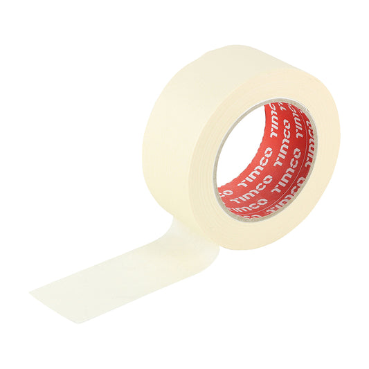 TIMCO Masking Tape Cream - 50m x 50mm - Image