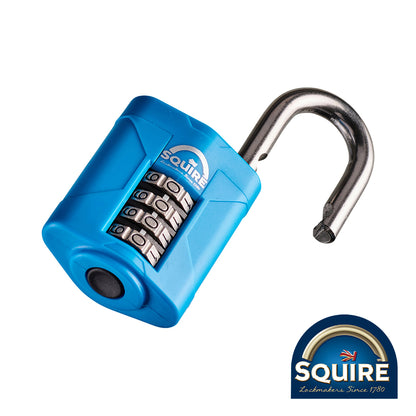 TIMCO Combination Padlock - Stainless Steel Open Shackle - 50mm - Image