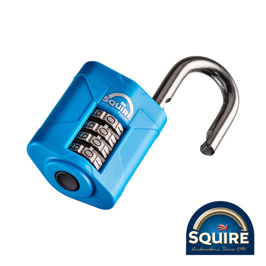 TIMCO Combination Padlock - Stainless Steel Open Shackle - 50mm - Image