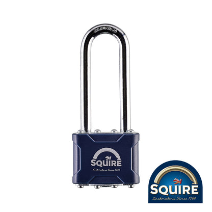 TIMCO Stronglock Laminated Padlock - 2.5" Long Shackle - 40mm - Image