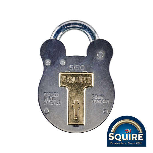 TIMCO Old English 4 Lever Padlock - 60mm - Image
