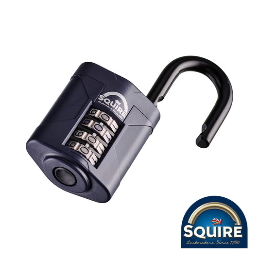 TIMCO Combination Padlock - Steel Open Shackle - 50mm - Image