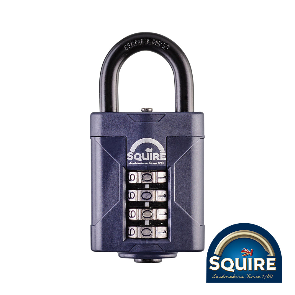 TIMCO Combination Padlock - Steel Open Shackle - 50mm - Image