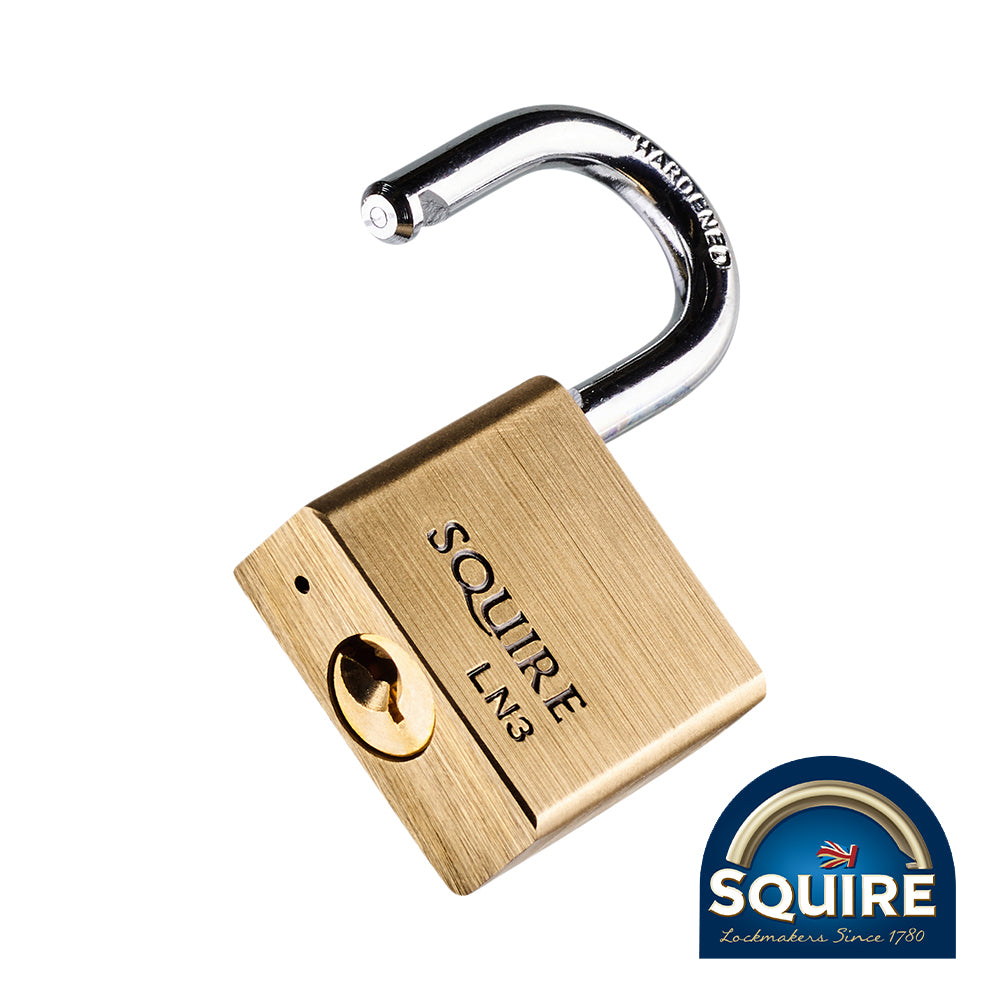 TIMCO Premium Brass Lion Padlock - Stainless Steel Shackle - 30mm - Image