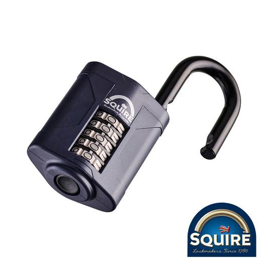 TIMCO Combination Padlock - Steel Open Shackle - 60mm - Image