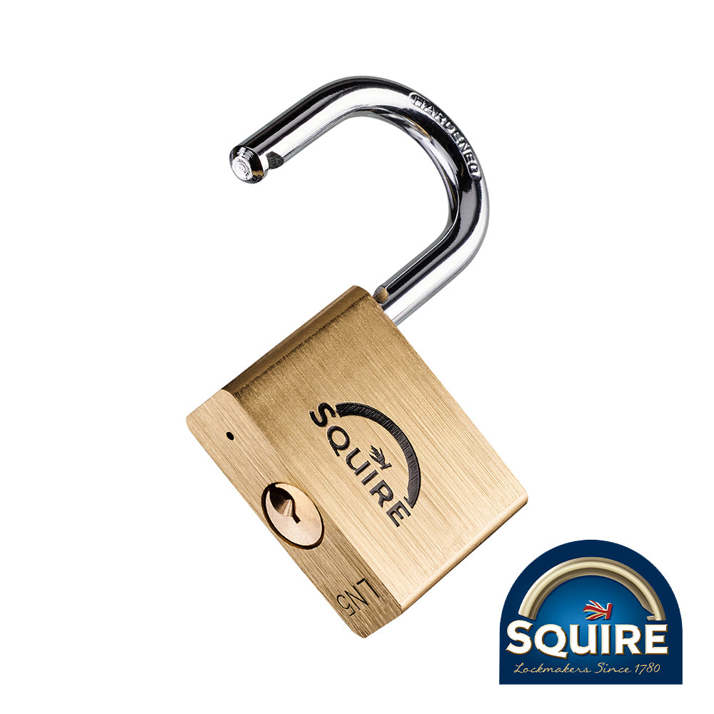 TIMCO Premium Brass Lion Padlock - Stainless Steel Shackle - 50mm - Image