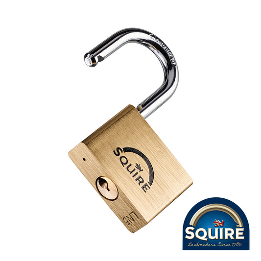 TIMCO Premium Brass Lion Padlock - Stainless Steel Shackle - 50mm - Image