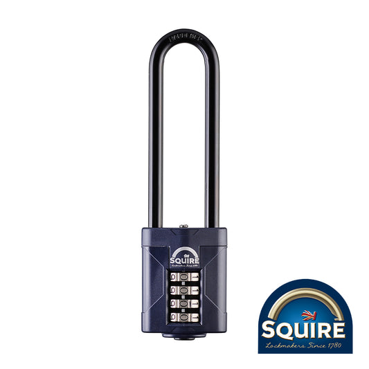 TIMCO Combination Padlock - Steel 4" Long Shackle - 50mm - Image