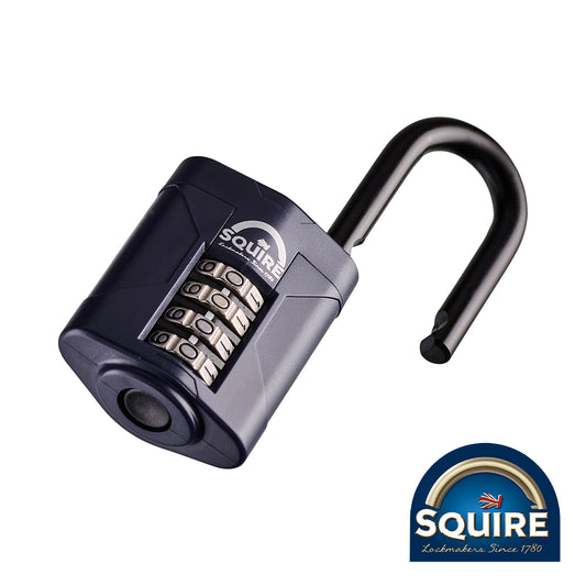 TIMCO Combination Padlock - Steel 1.5" Long Shackle - 50mm - Image