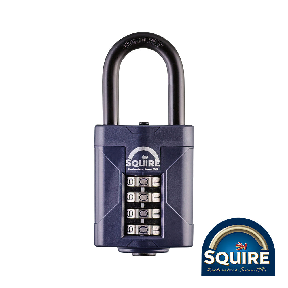 TIMCO Combination Padlock - Steel 1.5" Long Shackle - 50mm - Image