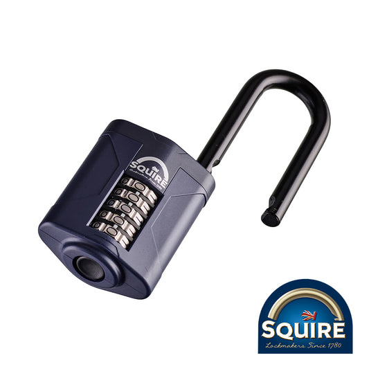 TIMCO Combination Padlock - Steel 2.5" Long Shackle - 60mm - Image