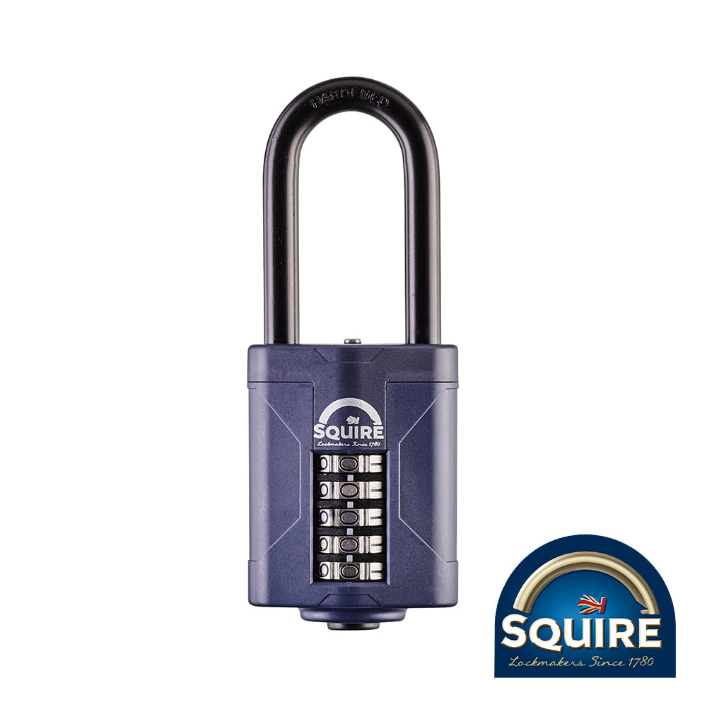 TIMCO Combination Padlock - Steel 2.5" Long Shackle - 60mm - Image