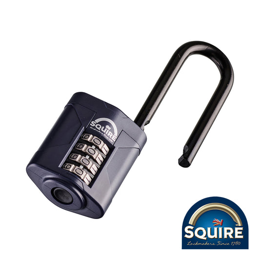 TIMCO Combination Padlock - Steel 2.5" Long Shackle - 50mm - Image