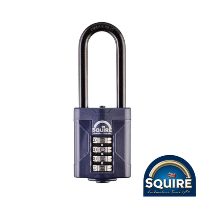 TIMCO Combination Padlock - Steel 2.5" Long Shackle - 50mm - Image