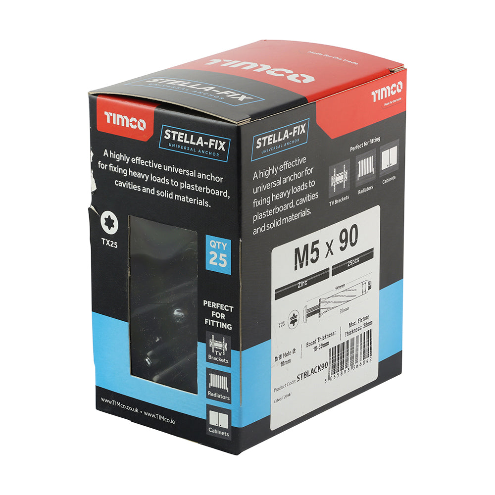 TIMCO Stella-Fix Universal Cavity & Wall Anchors - M5 x 90 - Image