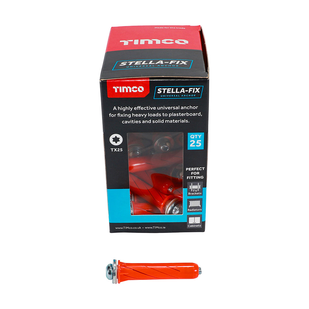 TIMCO Stella-Fix Universal Cavity & Wall Anchors - M5 x 55 - Image