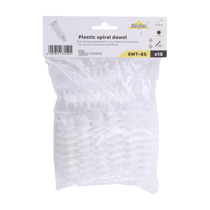 TIMCO Ziel-Plast Plastic Spiral Dowel - 85mm - Image