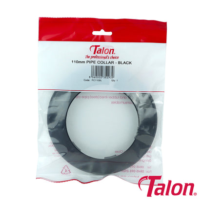 Talon Pipe Collar Black - 110mm - Image