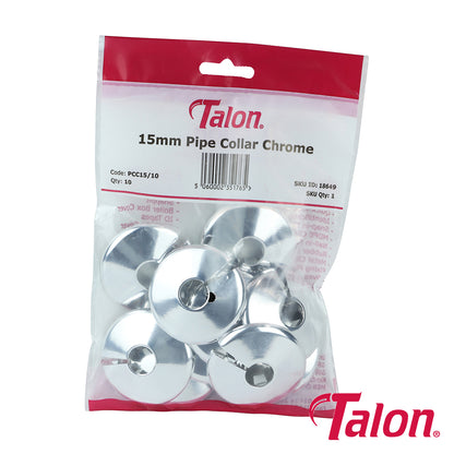 Talon Pipe Collar Chrome - 15mm - Image