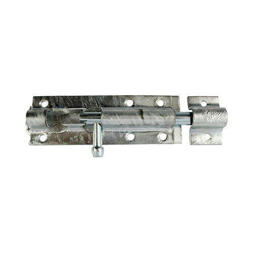 TIMCO Straight Tower Bolt Hot Dipped Galvanised - 4" - Image