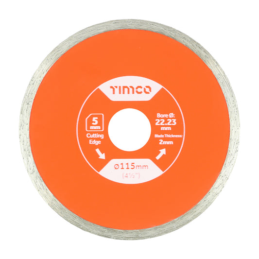TIMCO General Purpose Tile & Ceramic Blade - 115 x 22.2 - Image