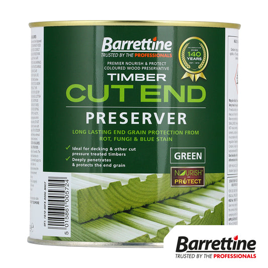 Barrettine Timber Cut End Preserver Green 1L - Image
