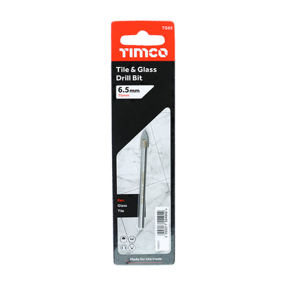 TIMCO TCT Tile & Glass Bits - 6.5mm - Image