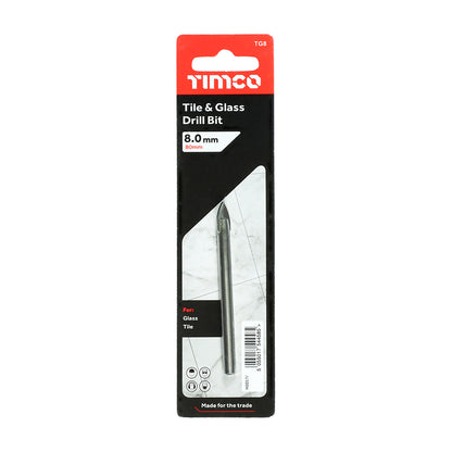TIMCO TCT Tile & Glass Bits - 8.0mm - Image