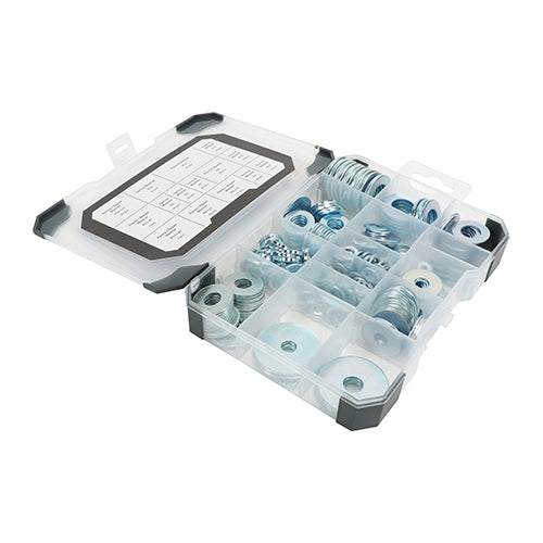 TIMCO Washers Zinc Mixed Tray - 291pcs - Image