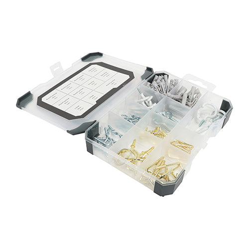 TIMCO Hooks & Eyes Mixed Tray
 - 133pcs - Image