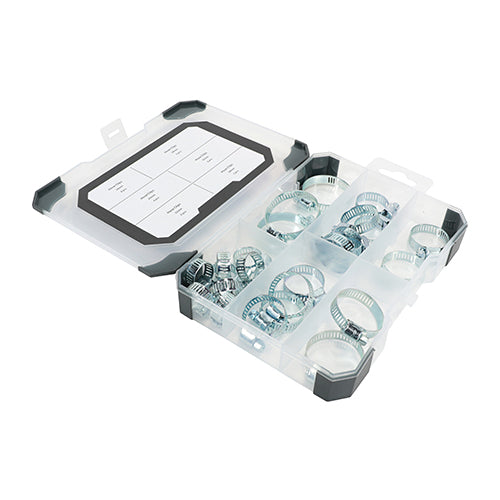TIMCO Hose Clips Mixed Tray - 25pcs - Image