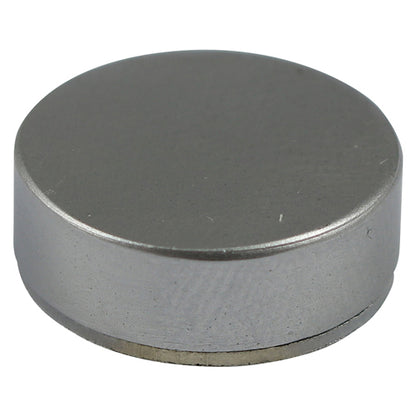 TIMCO Threaded Screw Caps Solid Brass Satin Chrome - 16mm - Image